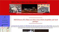 Desktop Screenshot of lemans24tour.com